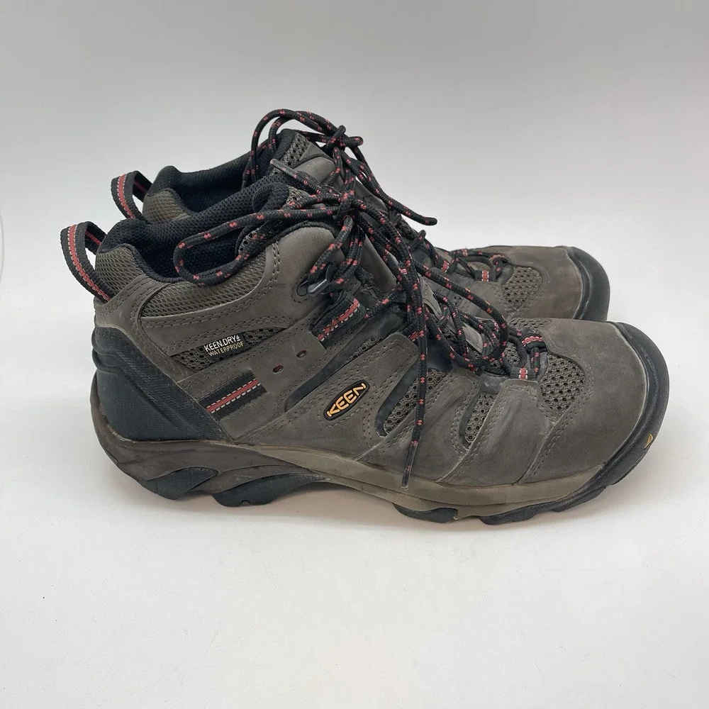 Keen Boots Mens 9.5 D Mid Lansing WP Slip Resistant EH Steel Toe Work 1022098D